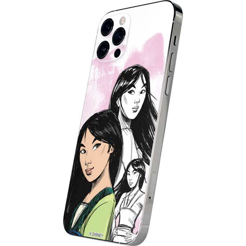 Disney Princess Mulan Sketch iPhone 12 Pro Max Skin