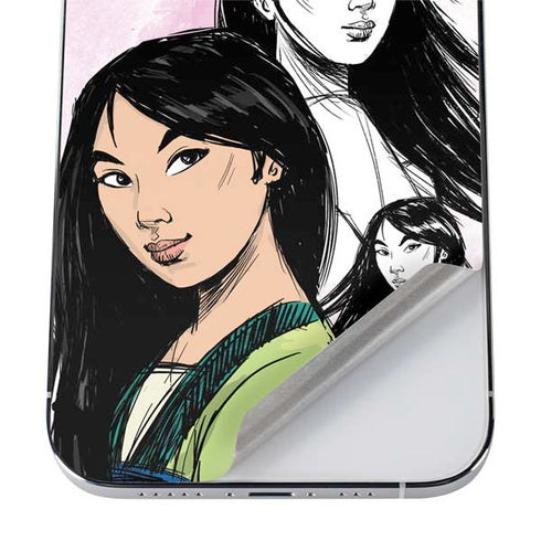 Disney Princess Mulan Sketch iPhone 12 Pro Max Skin