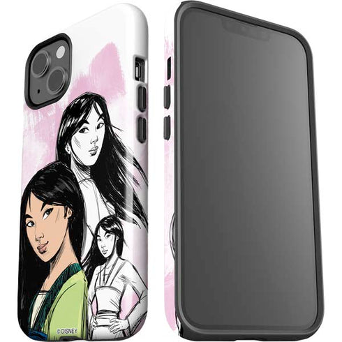 Disney Princess Mulan Sketch iPhone 14 Impact Case