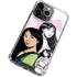 Disney Princess Mulan Sketch iPhone 14 Pro Clear Case