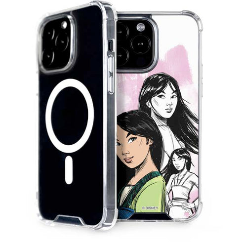 Disney Princess Mulan Sketch iPhone 14 Pro Max MagSafe Case