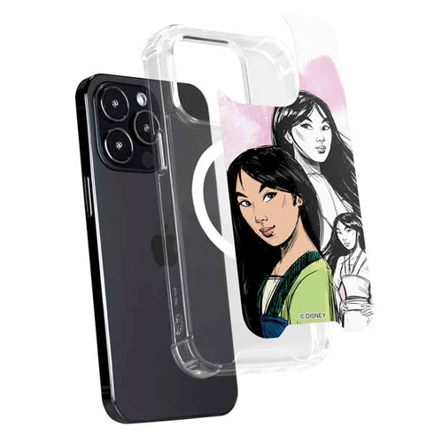 Disney Princess Mulan Sketch iPhone 15 Pro Max MagSafe Case