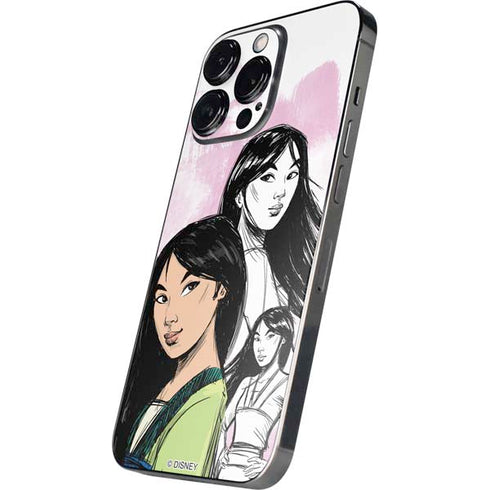 Disney Princess Mulan Sketch iPhone 14 Pro Max Skin