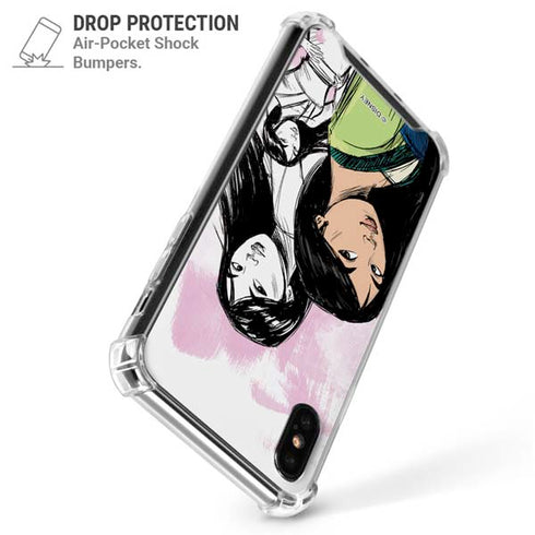 Disney Princess Mulan Sketch iPhone XS Max Clear Case