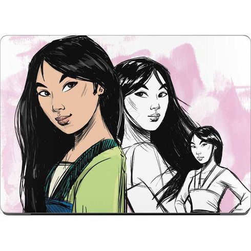 Disney Princess Mulan Sketch MacBook Pro 14in (2021-24) Skin