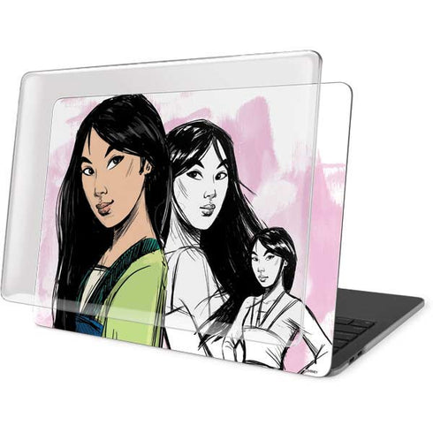 Disney Princess Mulan Sketch MacBook Pro 16in (2019-20) Case plus Skin