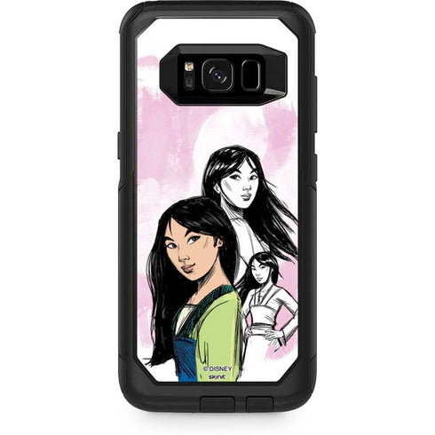Disney Princess Mulan Sketch Otterbox Commuter Galaxy Skin