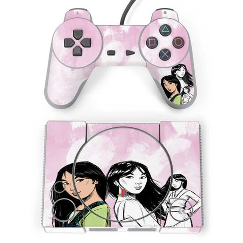 Disney Princess Mulan Sketch PlayStation Classic Bundle Skin