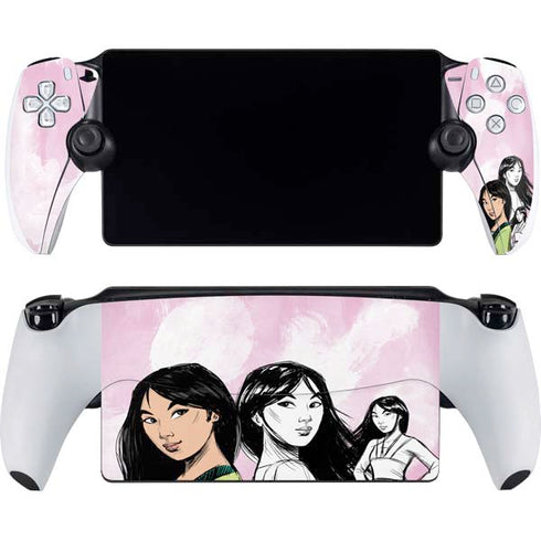 Disney Princess Mulan Sketch PlayStation Portal Remote Player Skin