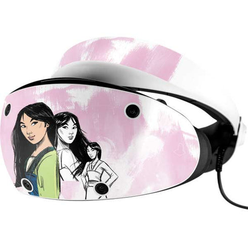 Disney Princess Mulan Sketch PlayStation VR2 Skin