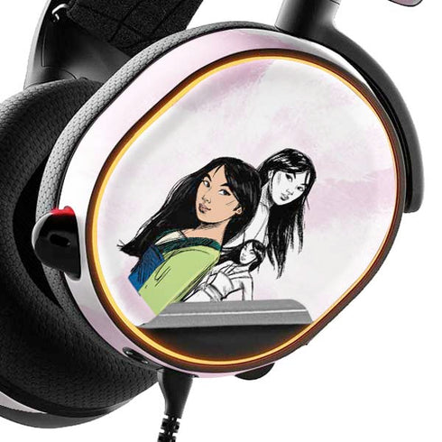 Disney Princess Mulan Sketch SteelSeries Arctis 5 Skin