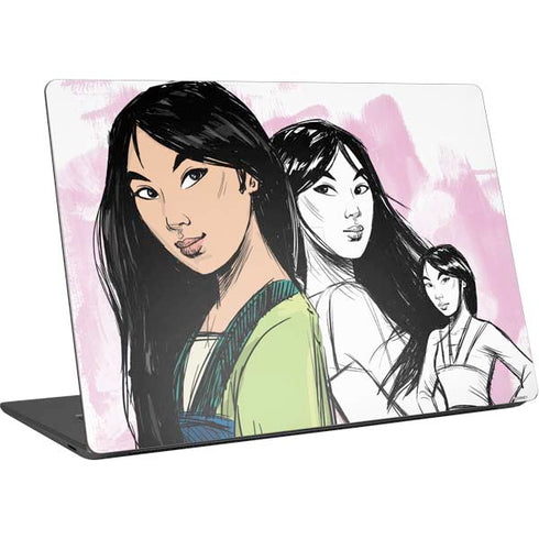 Disney Princess Mulan Sketch Surface Laptop 4 15in Skin