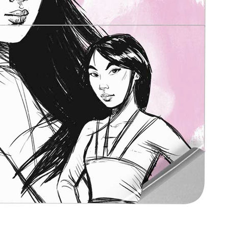 Disney Princess Mulan Sketch Surface Laptop Studio Skin