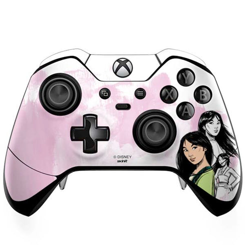 Disney Princess Mulan Sketch Xbox One Elite Controller Skin