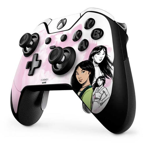Disney Princess Mulan Sketch Xbox One Elite Controller Skin