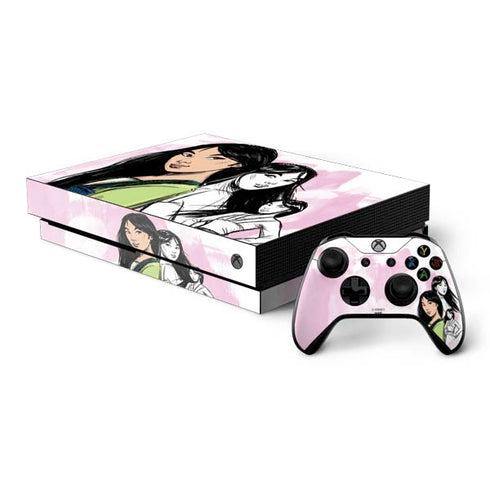 Disney Princess Mulan Sketch Xbox One X Bundle Skin