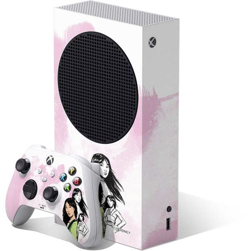 Disney Princess Mulan Sketch Xbox Series S Bundle Skin