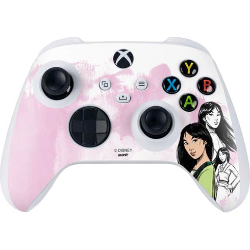 Disney Princess Mulan Sketch Xbox Series S Controller Skin
