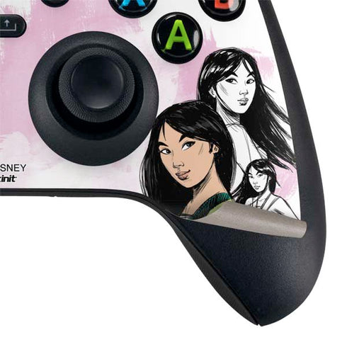 Disney Princess Mulan Sketch Xbox Series X Controller Skin