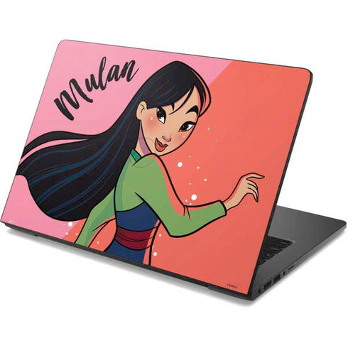 Disney Princess Mulan Art Dell Chromebook Skin