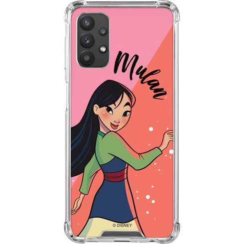 Disney Princess Mulan Art Galaxy A32 5G Clear Case