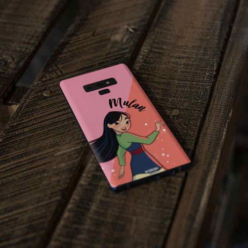 Disney Princess Mulan Art Galaxy Note 9 Skin