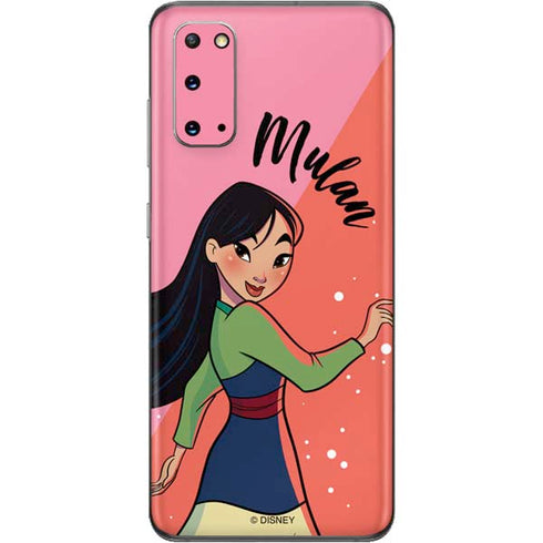 Disney Princess Mulan Art Galaxy S20 Skin