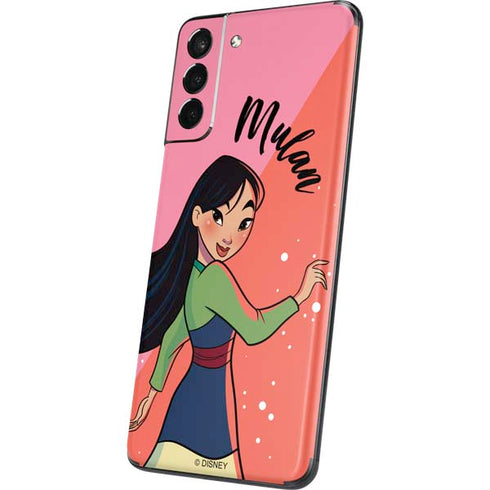 Disney Princess Mulan Art Galaxy S21 5G Skin