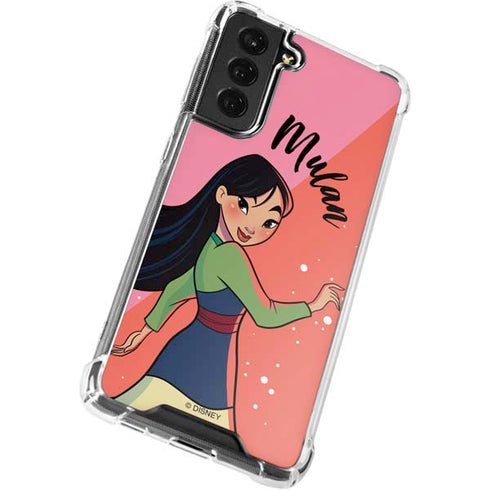 Disney Princess Mulan Art Galaxy S21 FE Clear Case