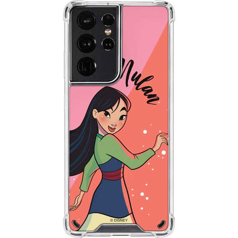 Disney Princess Mulan Art Galaxy S21 Ultra 5G Clear Case