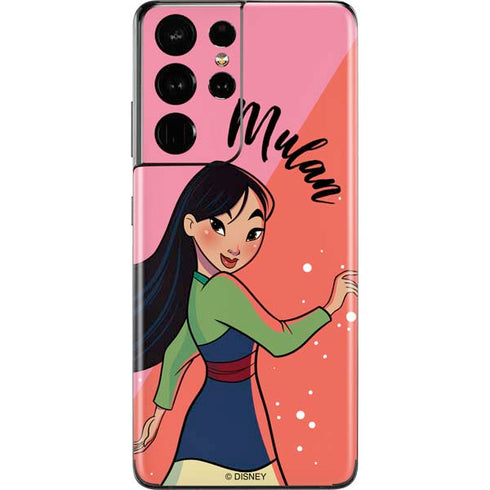 Disney Princess Mulan Art Galaxy S21 Ultra 5G Skin