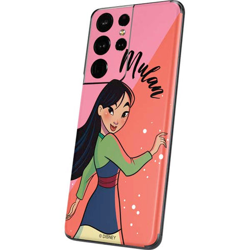 Disney Princess Mulan Art Galaxy S21 Ultra 5G Skin