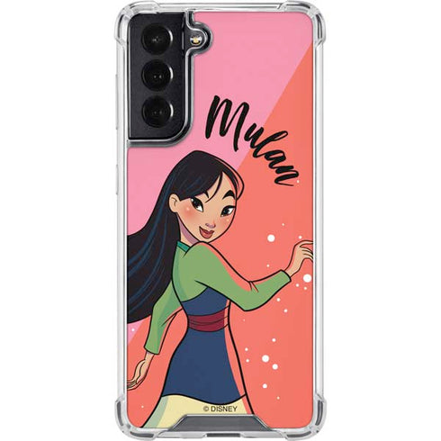 Disney Princess Mulan Art Galaxy S22 Clear Case