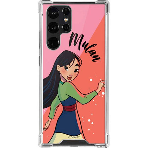 Disney Princess Mulan Art Galaxy S22 Ultra Clear Case