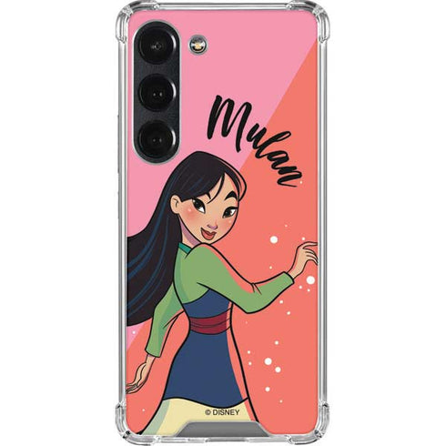 Disney Princess Mulan Art Galaxy S23 Clear Case