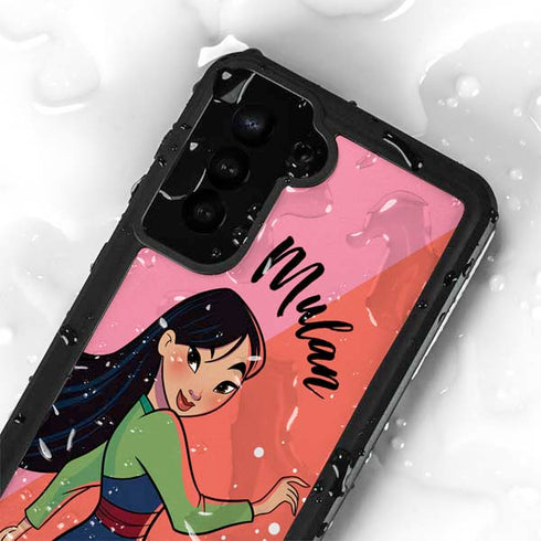 Disney Princess Mulan Art Galaxy S23 Plus Waterproof Case