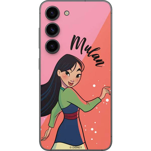 Disney Princess Mulan Art Galaxy S23 Skin