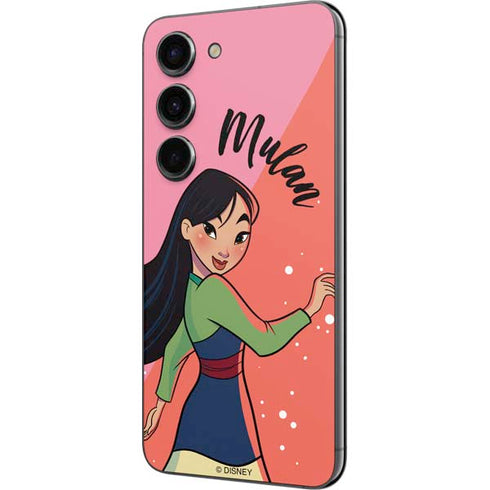 Disney Princess Mulan Art Galaxy S23 Skin
