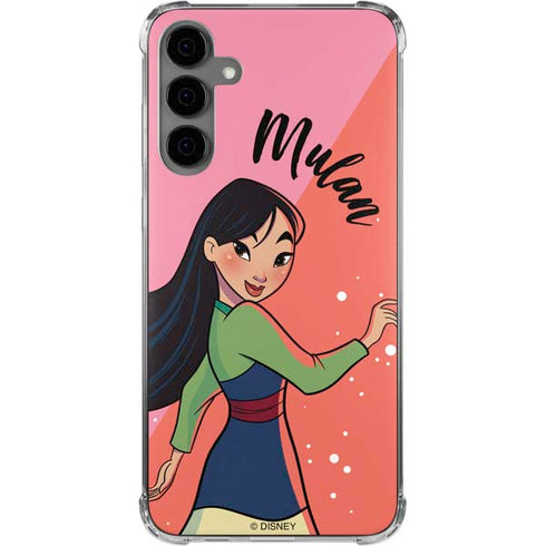 Disney Princess Mulan Art Galaxy S24 Plus Clear Case