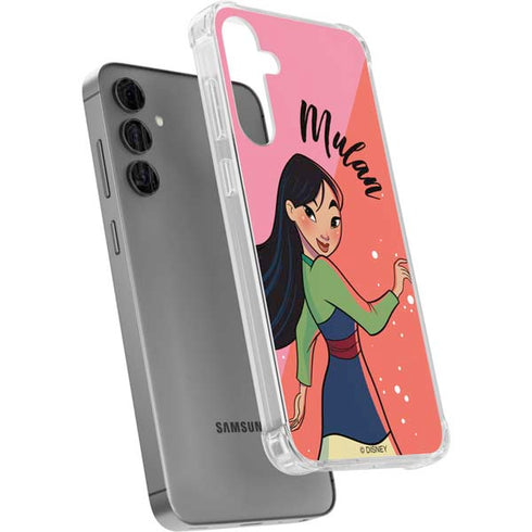 Disney Princess Mulan Art Galaxy S24 Plus Clear Case