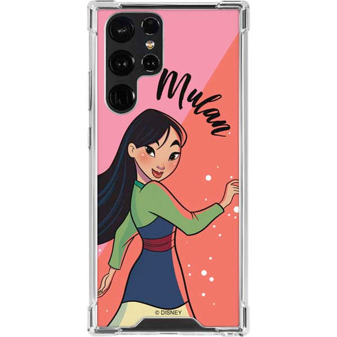 Disney Princess Mulan Art Galaxy S24 Ultra Clear Case