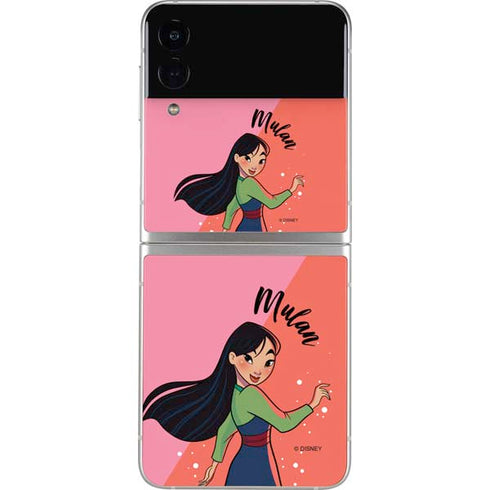Disney Princess Mulan Art Galaxy Z Flip3 5G Skin