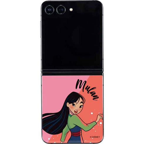 Disney Princess Mulan Art Galaxy Z Flip5 5G Skin