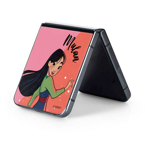 Disney Princess Mulan Art Galaxy Z Flip5 5G Skin