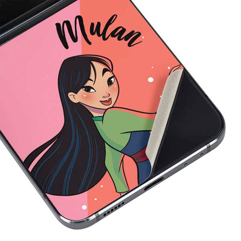 Disney Princess Mulan Art Galaxy Z Flip5 5G Skin