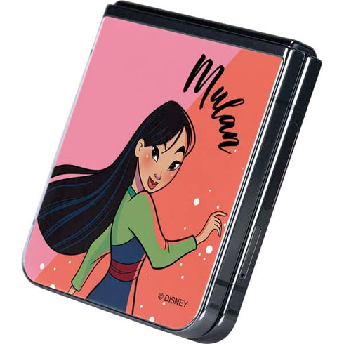 Disney Princess Mulan Art Galaxy Z Flip5 5G Skin