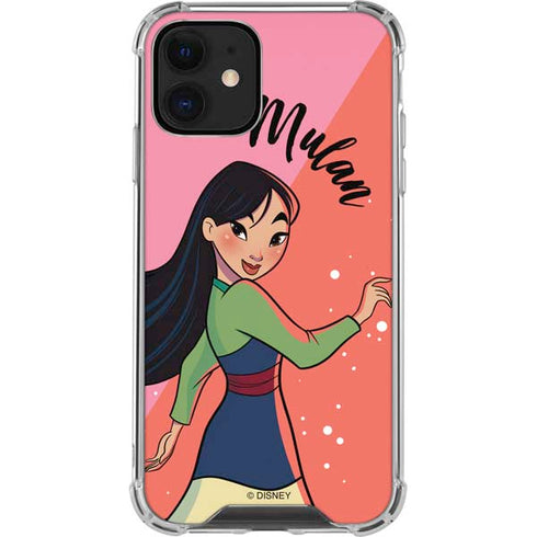 Disney Princess Mulan Art iPhone 12 Mini Clear Case