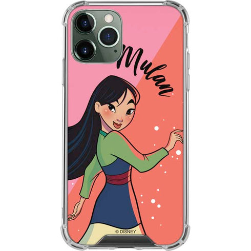 Disney Princess Mulan Art iPhone 12 Pro Clear Case