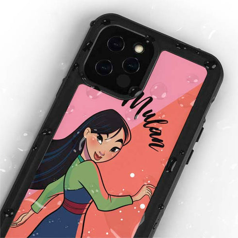Disney Princess Mulan Art iPhone 12 Pro Max Waterproof Case