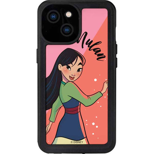 Disney Princess Mulan Art iPhone 13 Mini Waterproof Case